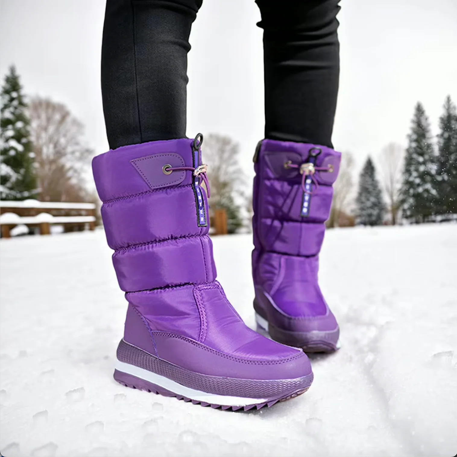 Anya™ Waterproof Snow Boots - Image 9