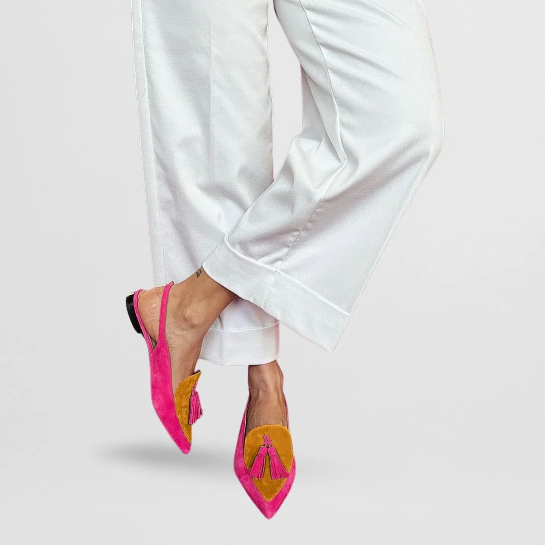 Cara™ | Elegant Comfort Flats with Tassels - Image 2