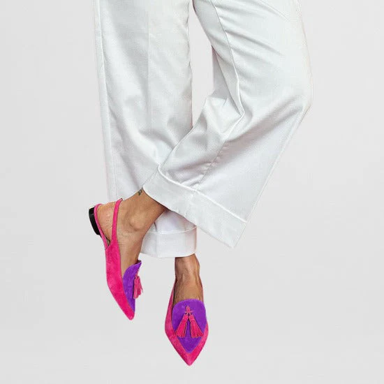Cara™ | Elegant Comfort Flats with Tassels - Image 3