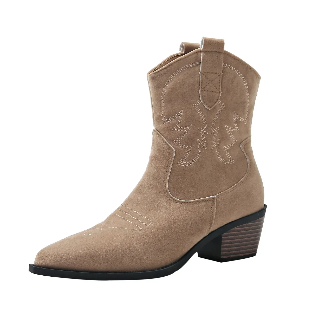 Daphne™ Western Cowboy Ankle Boots - Image 9