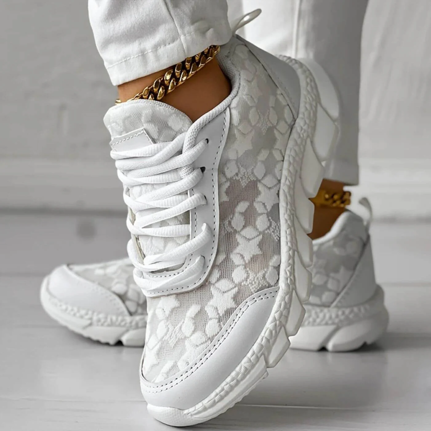 Dottie™ Breathable Orthopedic Lace Sneakers