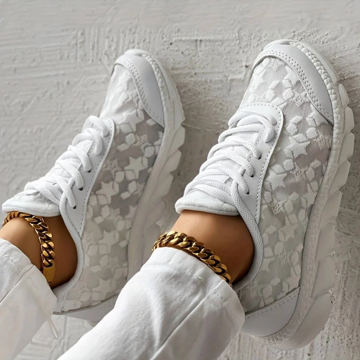 Dottie™ Breathable Orthopedic Lace Sneakers - Image 2