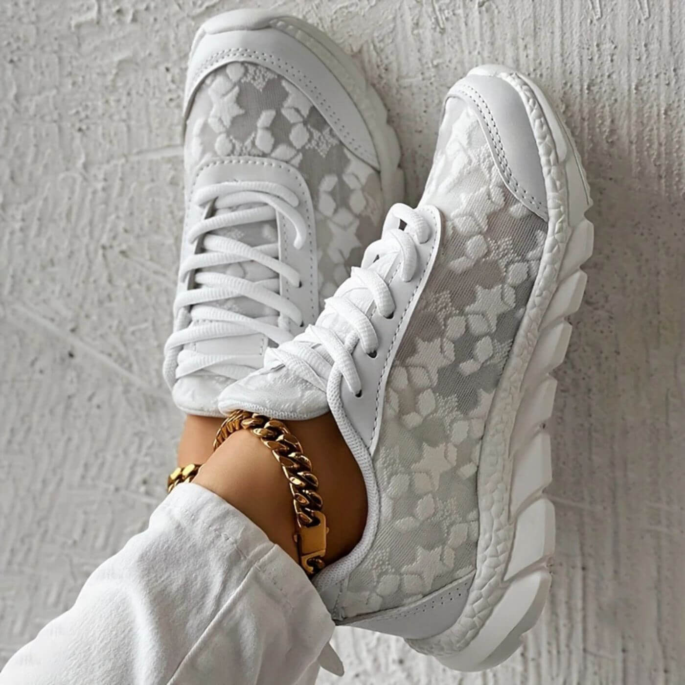 Dottie™ Breathable Orthopedic Lace Sneakers - Image 3