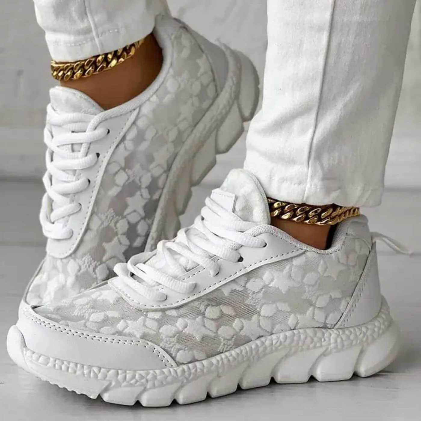Dottie™ Breathable Orthopedic Lace Sneakers - Image 5