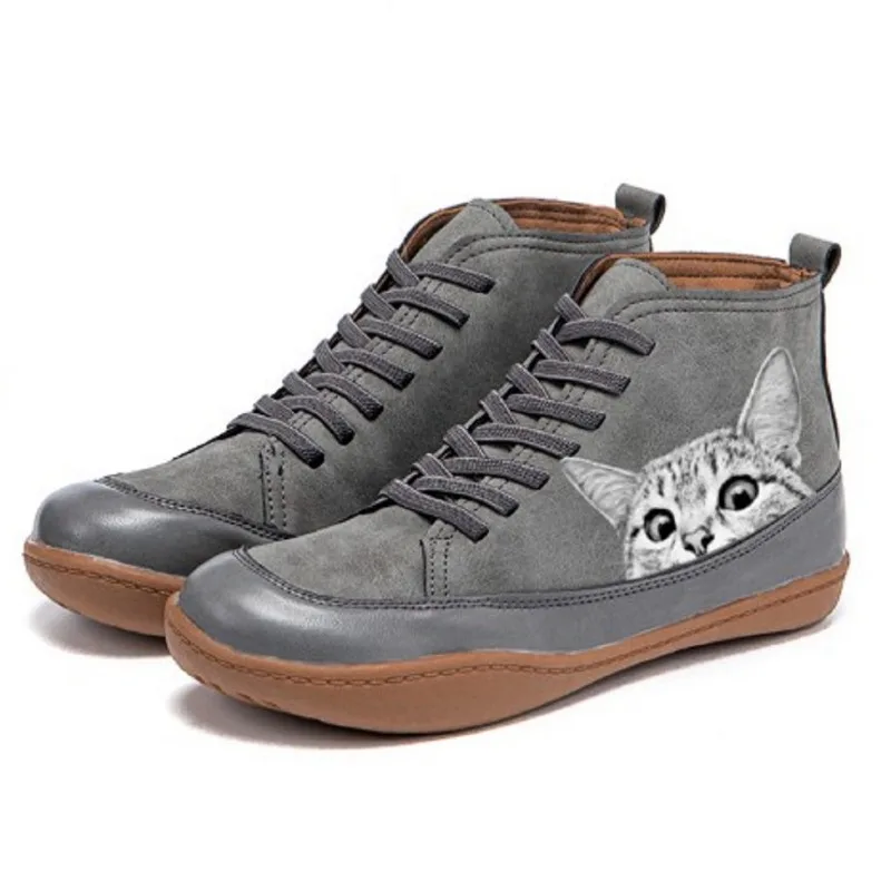 Fenella™ | Cat Motif Boots - Image 3