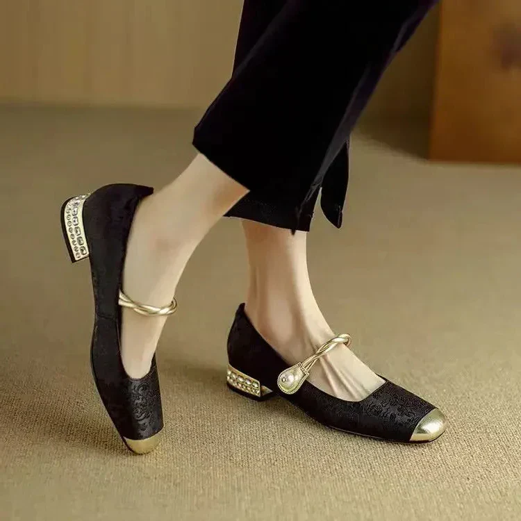 Fiola™ Vintage Pearl Flats - Image 6