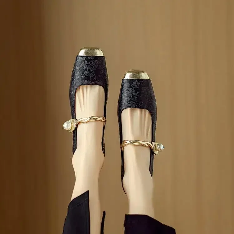 Fiola™ Vintage Pearl Flats - Image 8