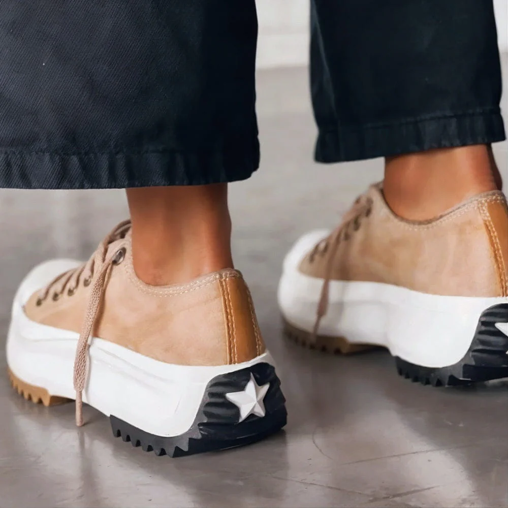 Gianna™ Low-Top Thick-Heeled Shoes - Image 2