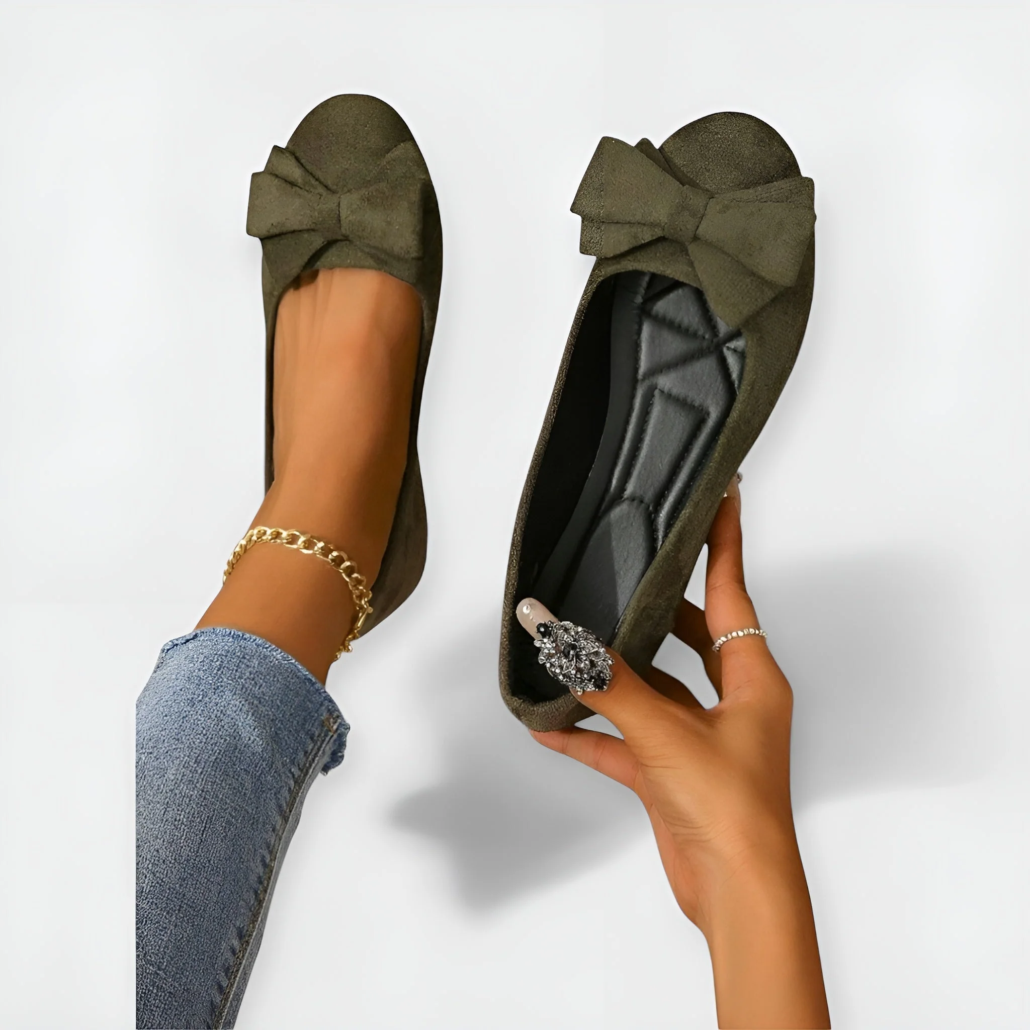 Haisley™ Stylish Comfort Bow Flats - Image 3