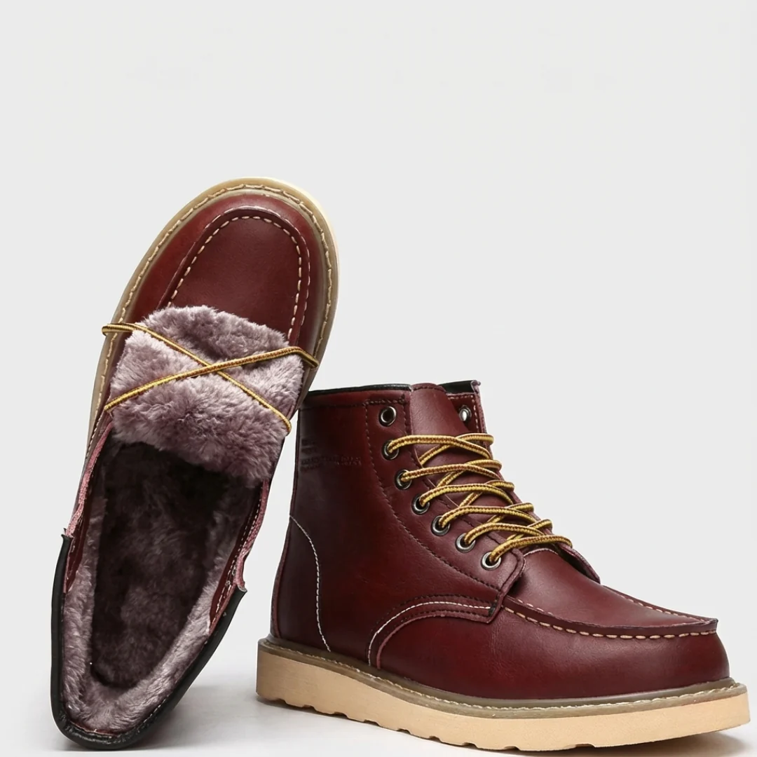 Harrison™ Fur-Lined Comfort Boots - Comfort for Feet, Knees & Back
