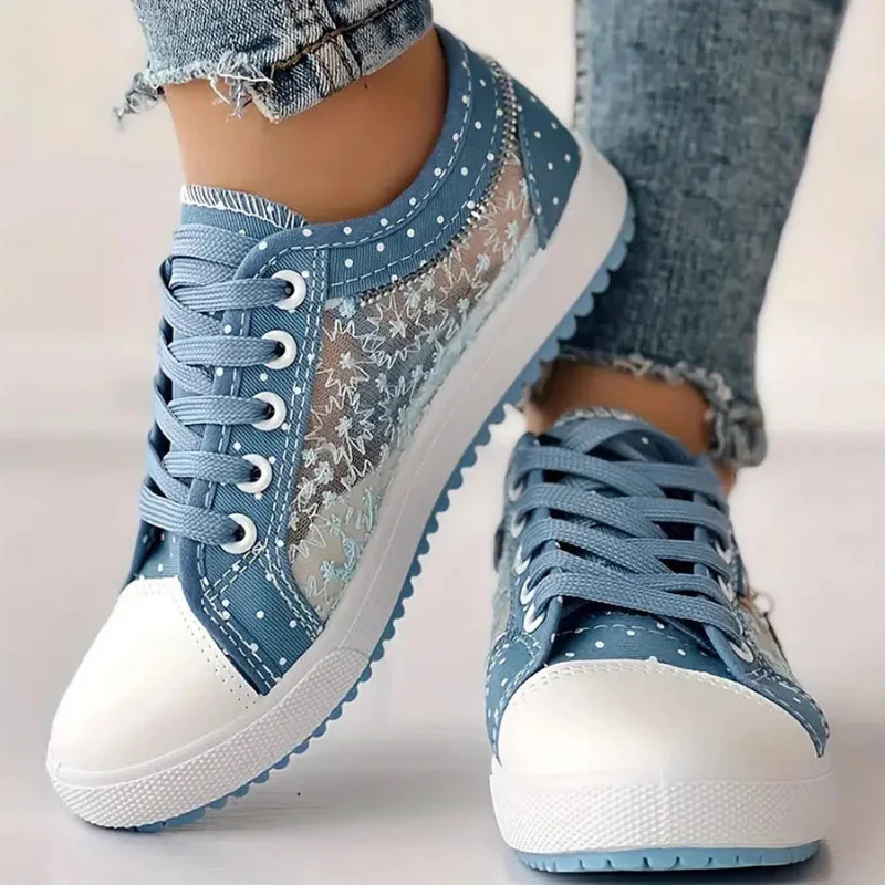 Jesslyn™ Floral Mesh Comfort Sneakers - Image 2