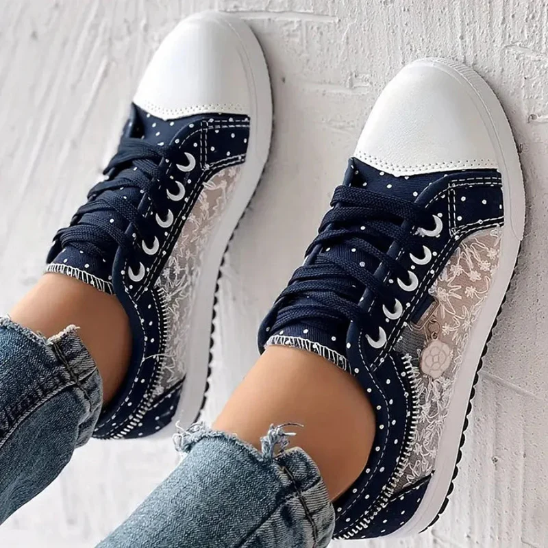 Jesslyn™ Floral Mesh Comfort Sneakers - Image 9
