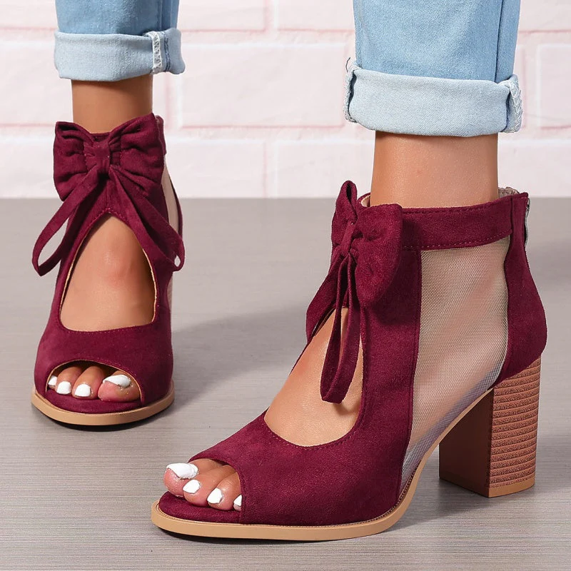 Junae™ GraceBow Peep-Toe Heels - Image 2