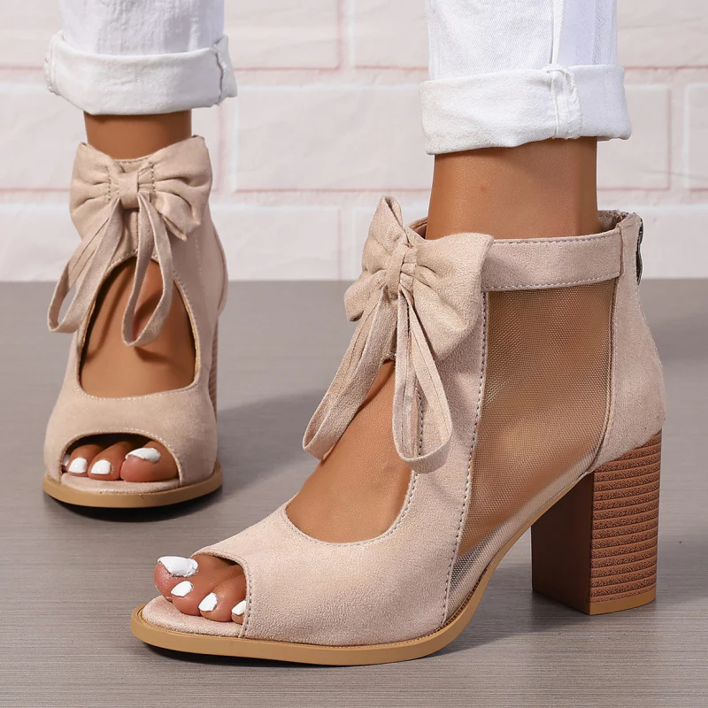 Junae™ GraceBow Peep-Toe Heels - Image 4