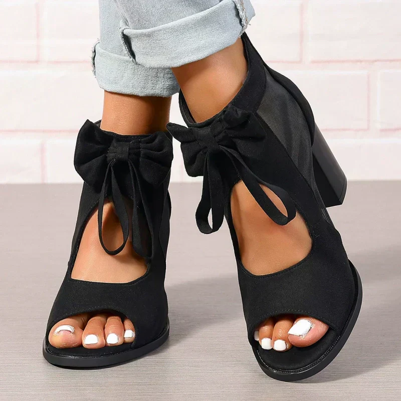 Junae™ GraceBow Peep-Toe Heels - Image 6