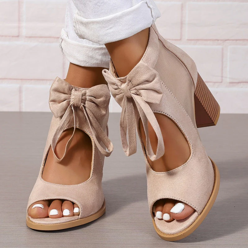 Junae™ GraceBow Peep-Toe Heels - Image 7