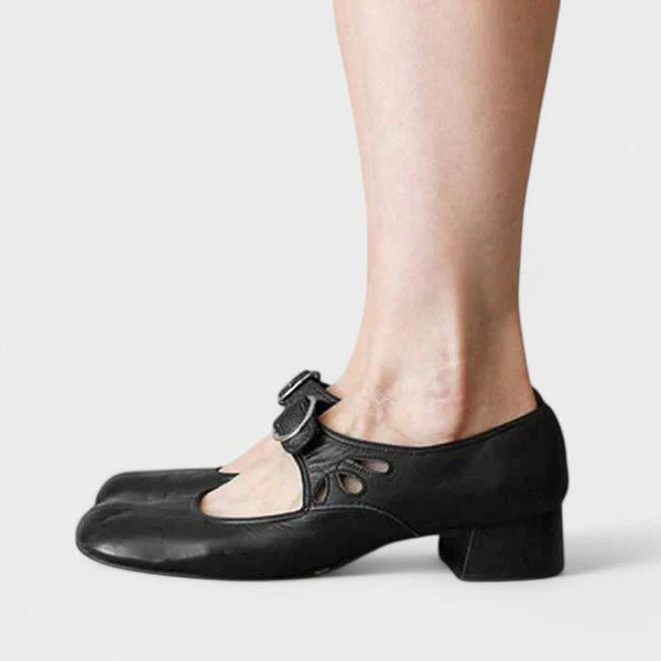 Keira™ Comfortable Low-Heel Strap Shoes - Image 2