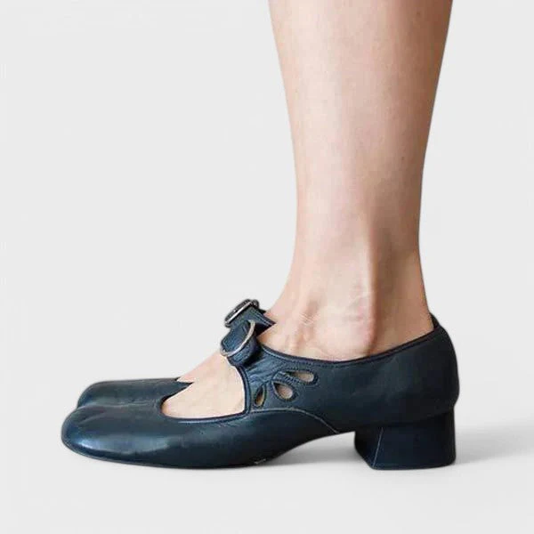 Keira™ Comfortable Low-Heel Strap Shoes - Image 7