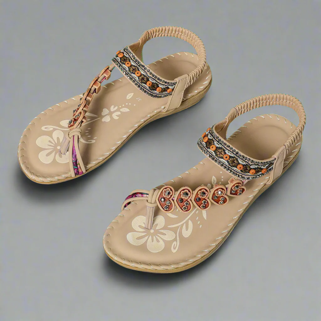 Lumen™ Boho Chic Embellished Sandals - Image 8