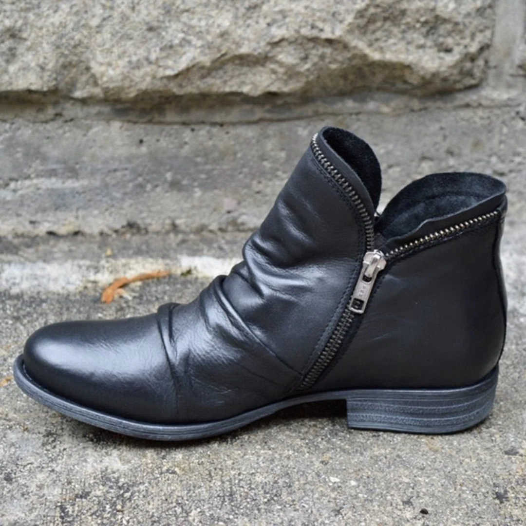 Maren™ | Zip-Up Ankle Boots - Image 2