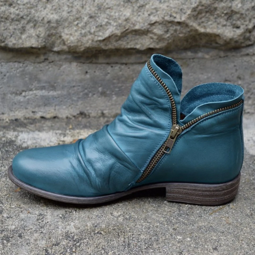 Maren™ | Zip-Up Ankle Boots - Image 3