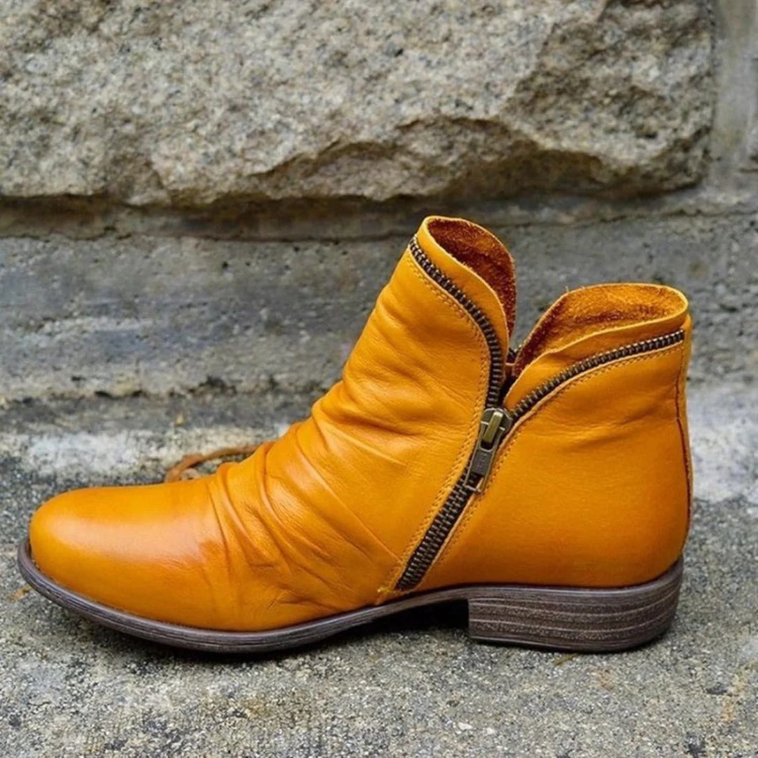 Maren™ | Zip-Up Ankle Boots - Image 5