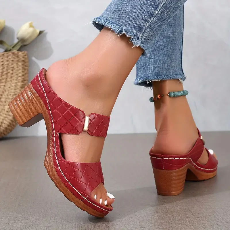 Mireya™ Stylish Comfort Block Heel Sandals - Image 13