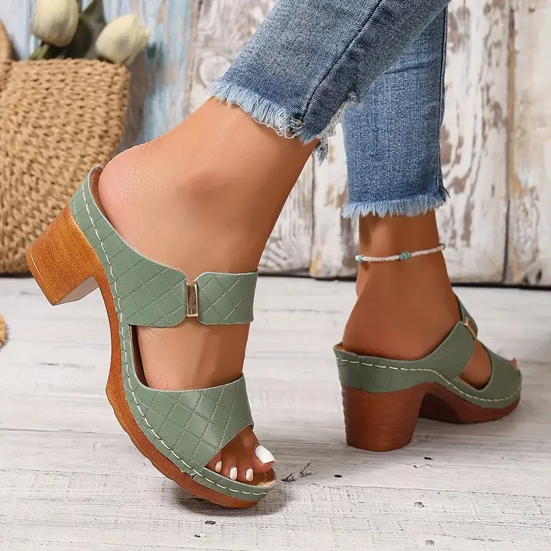 Mireya™ Stylish Comfort Block Heel Sandals - Image 8