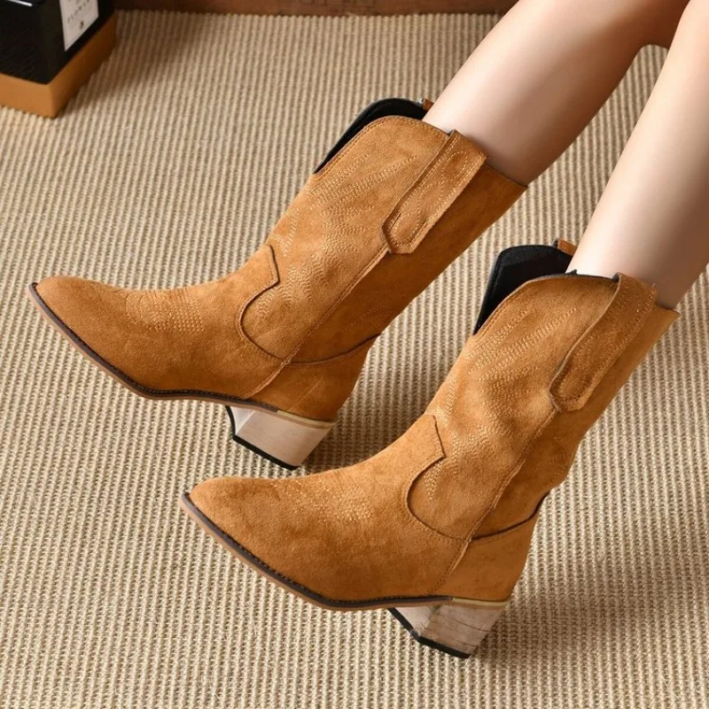 Novella™ Retro Cowboy Boots - Image 3