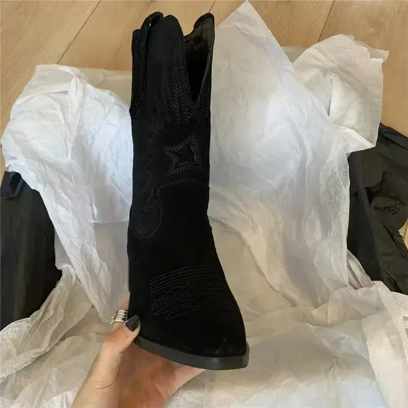 Novella™ Retro Cowboy Boots - Image 6