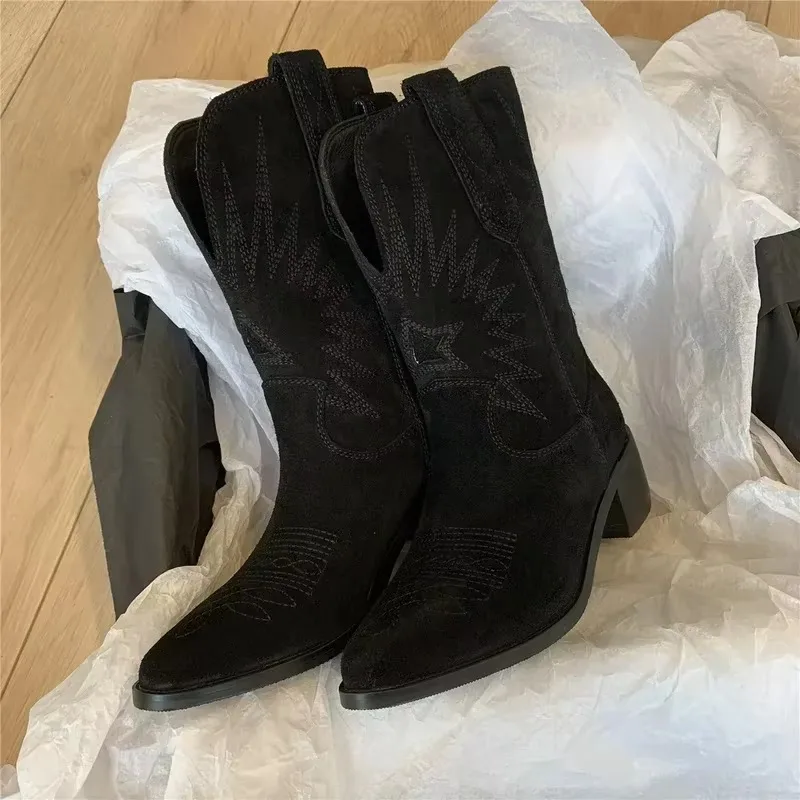 Novella™ Retro Cowboy Boots - Image 7