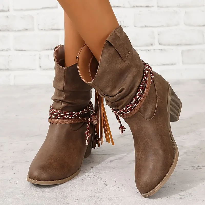 Rania™ Western Cowboy Fashion Boots - Image 2