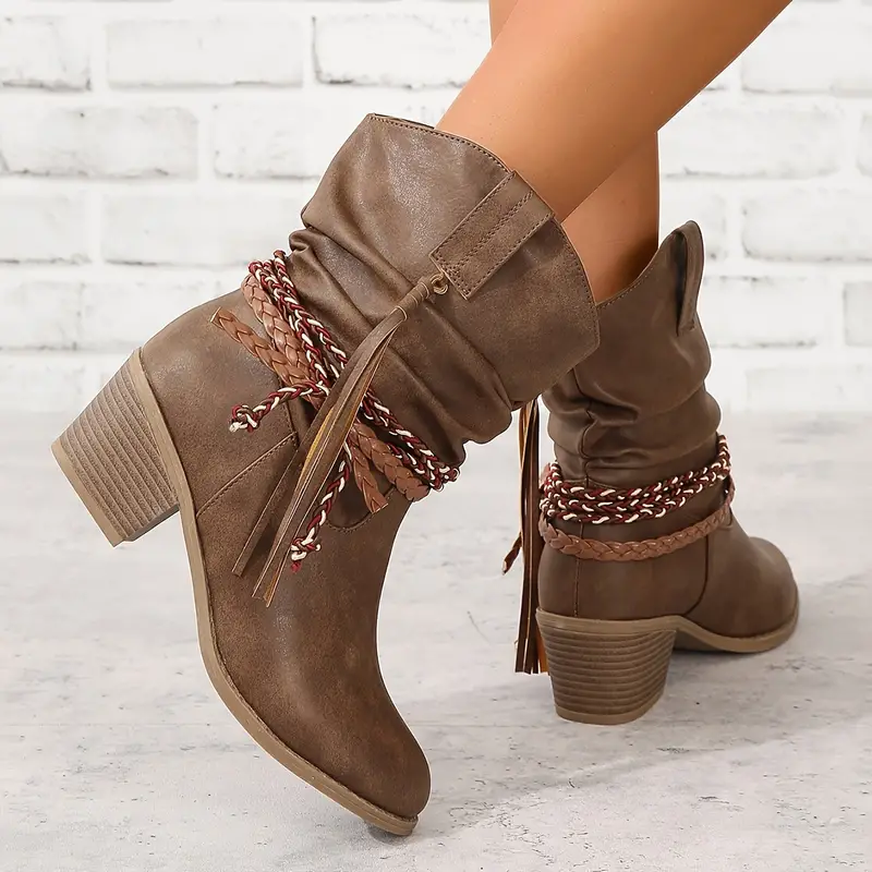 Rania™ Western Cowboy Fashion Boots - Image 3