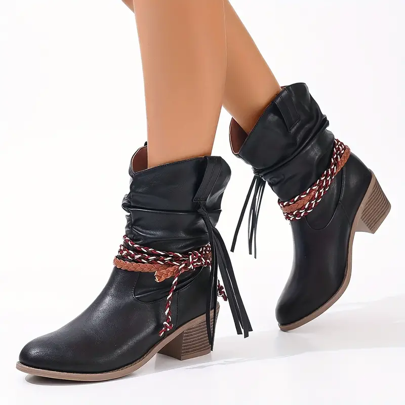 Rania™ Western Cowboy Fashion Boots - Image 4