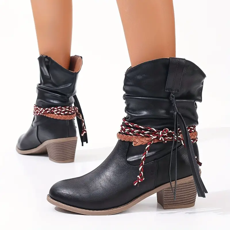 Rania™ Western Cowboy Fashion Boots - Image 5