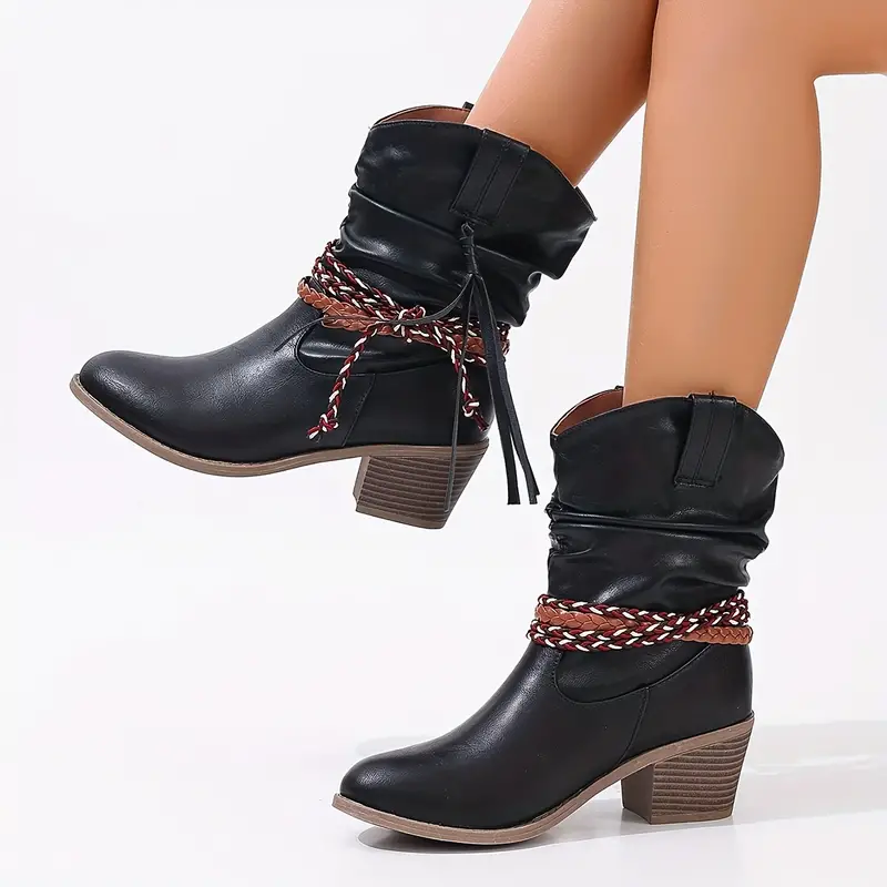 Rania™ Western Cowboy Fashion Boots - Image 7
