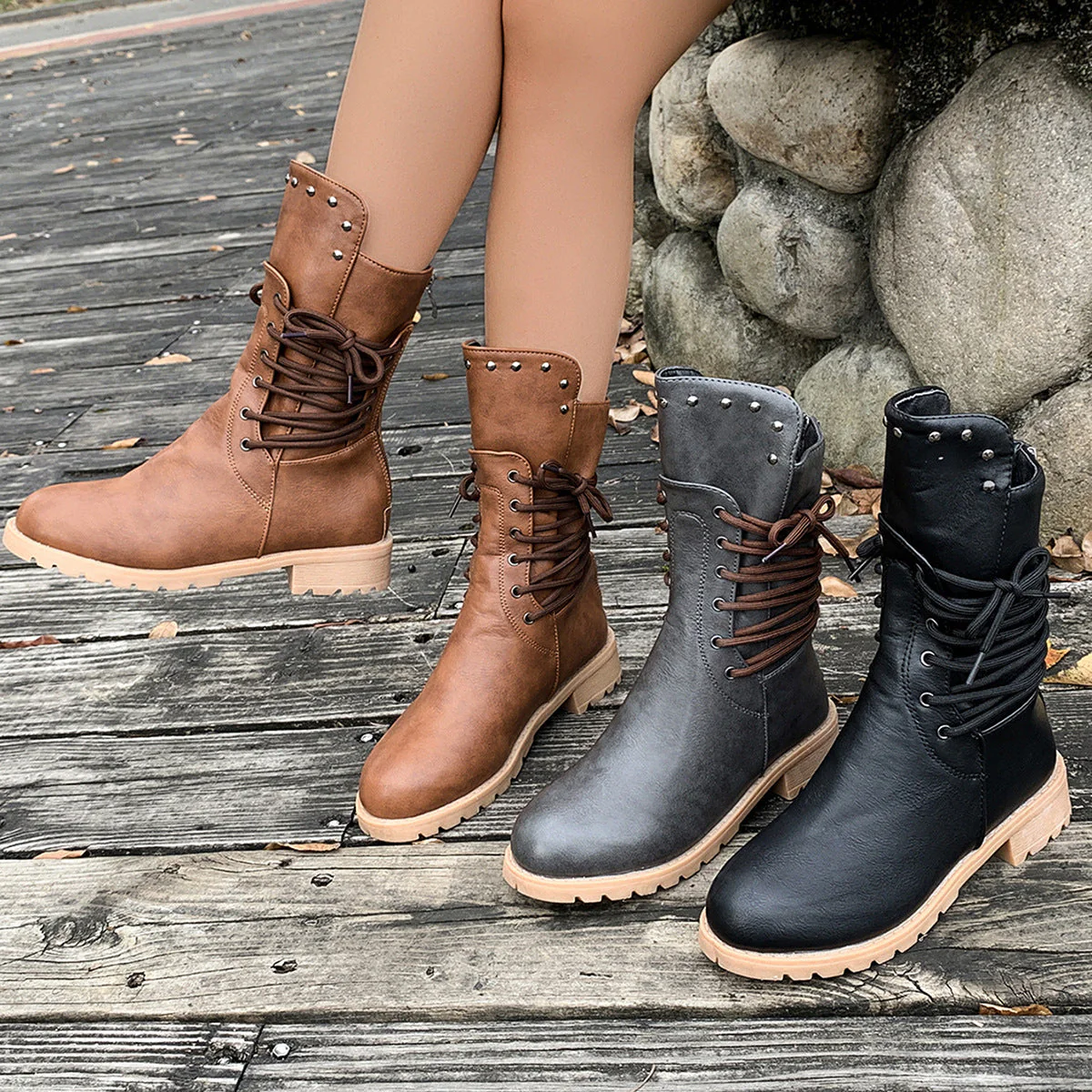 Rowan™ Comfort Lace Boots - Image 4