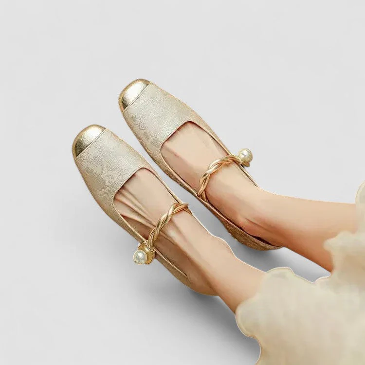 Sabella™ – Elegant Flats with Pearl Detail - Image 13