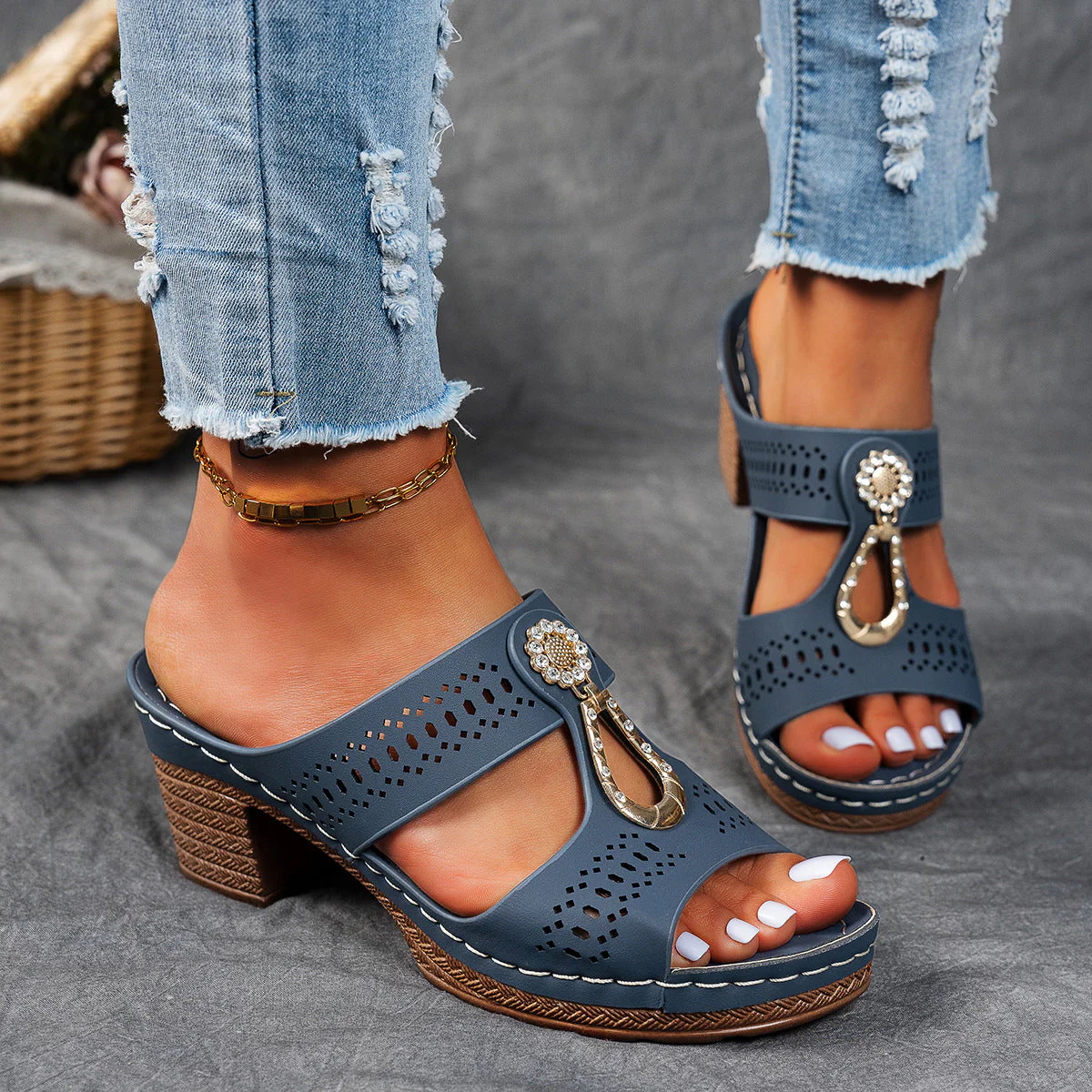 Sibley™ Sparkly Comfort Sandals - Image 5