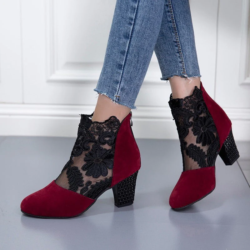 Suri™ Fashionable Lace Mesh Shoes - Image 6