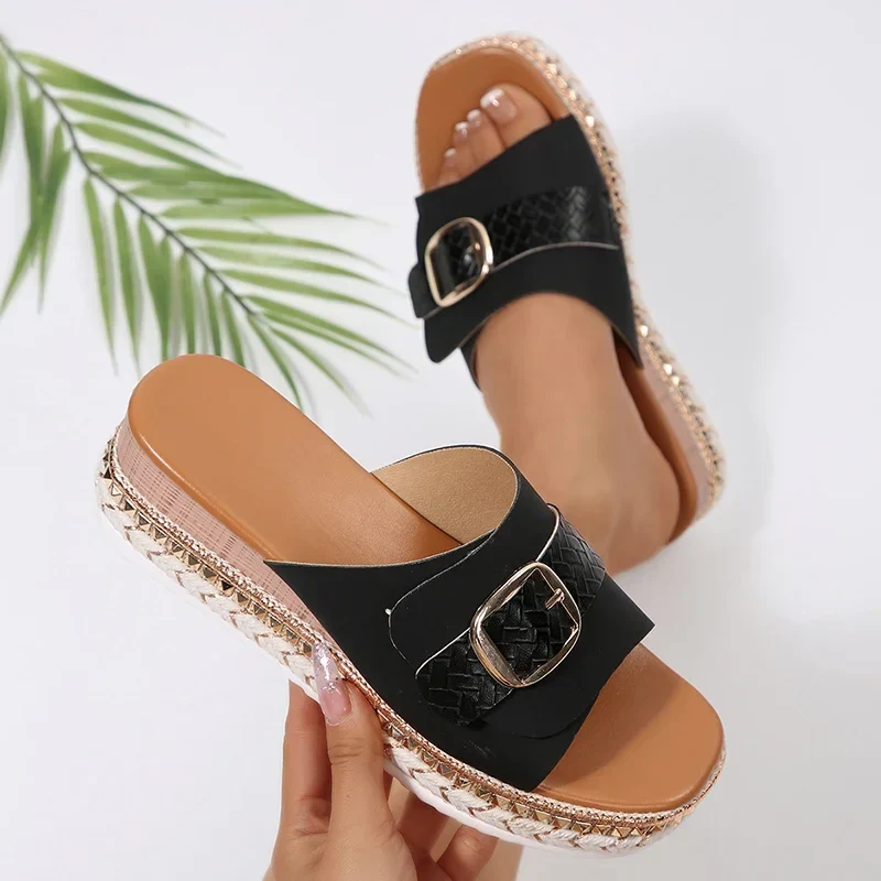 Tahlia™ SoftStep Espadrille Slides - Image 5