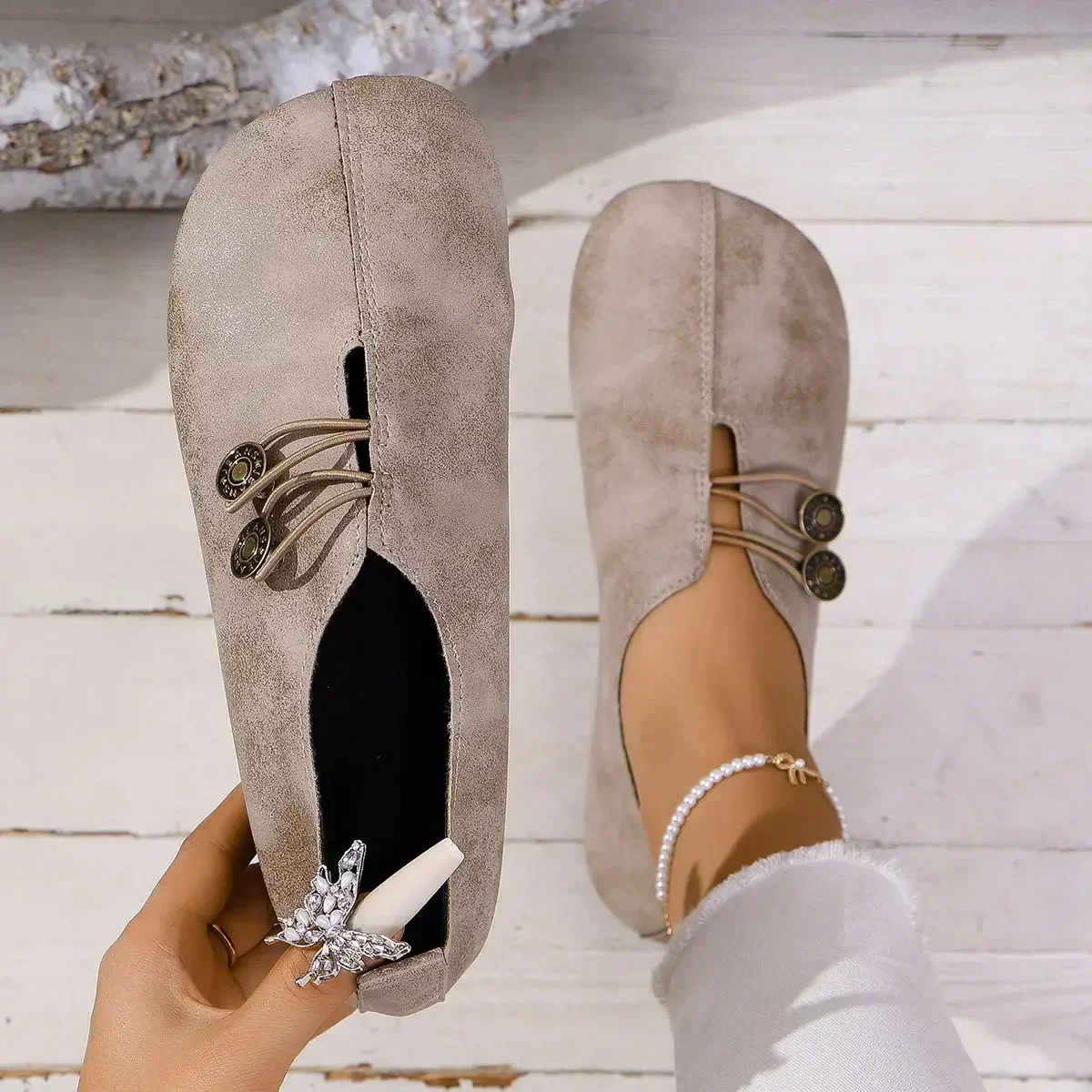 Thea™ Soft Flats Loafer Shoes - Image 6