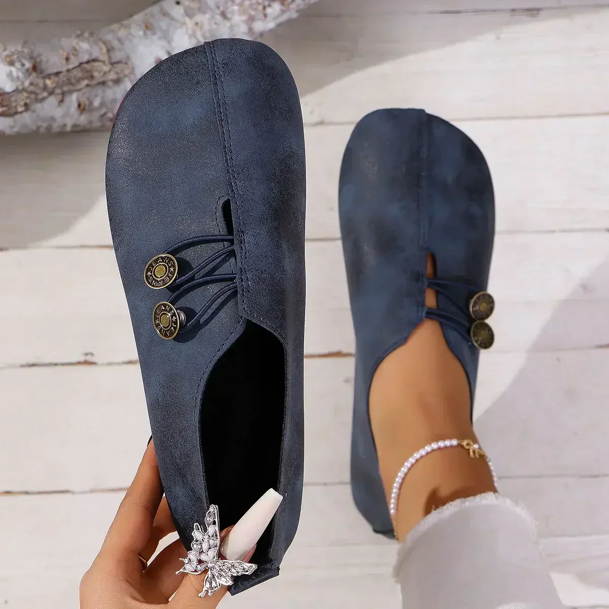 Thea™ Soft Flats Loafer Shoes - Image 8