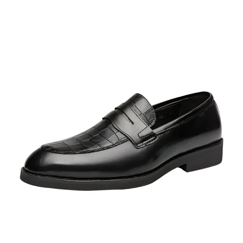 Zorren™ | Timeless Croc-Detail Loafer - Image 2